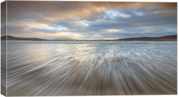 Luskentyre Beach Sunset Canvas Print by Phil Durkin DPAGB BPE4