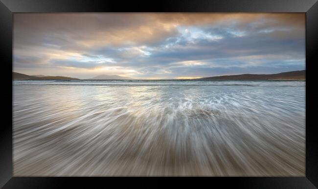 Luskentyre Beach Sunset Framed Print by Phil Durkin DPAGB BPE4