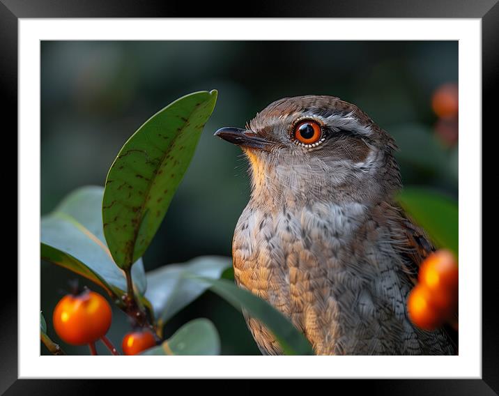 Cuckoo Framed Mounted Print by Steve Smith