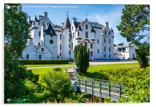 Blair Castle, Blair Atholl, Perthshire, Scotland Acrylic by Angus McComiskey