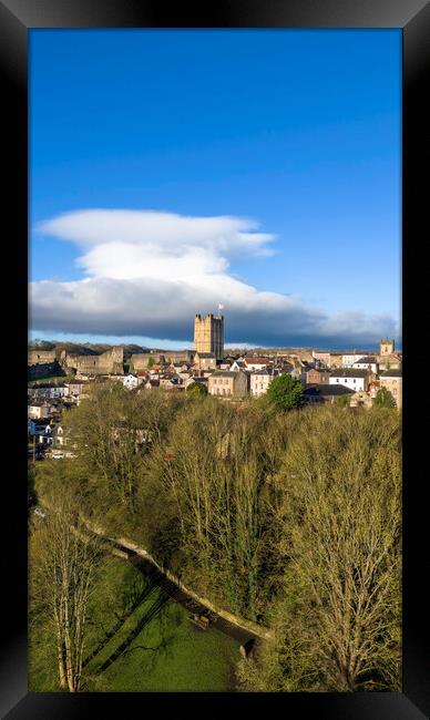 Richmond By Air Framed Print by Steve Smith