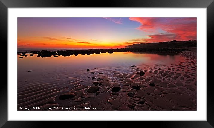 Maroubra's Moment Framed Mounted Print by Mark Lucey