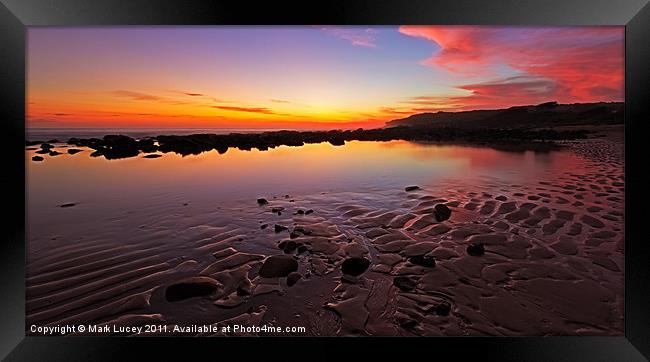 Maroubra's Moment Framed Print by Mark Lucey