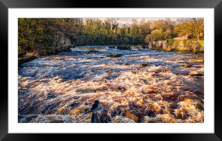 Richmond Falls North Yorkshire Framed Mounted Print by Tim Hill