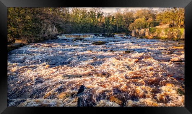 Richmond Falls North Yorkshire Framed Print by Tim Hill