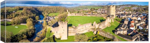 Green Bridge Richmond North Yorkshire Canvas Print by Tim Hill