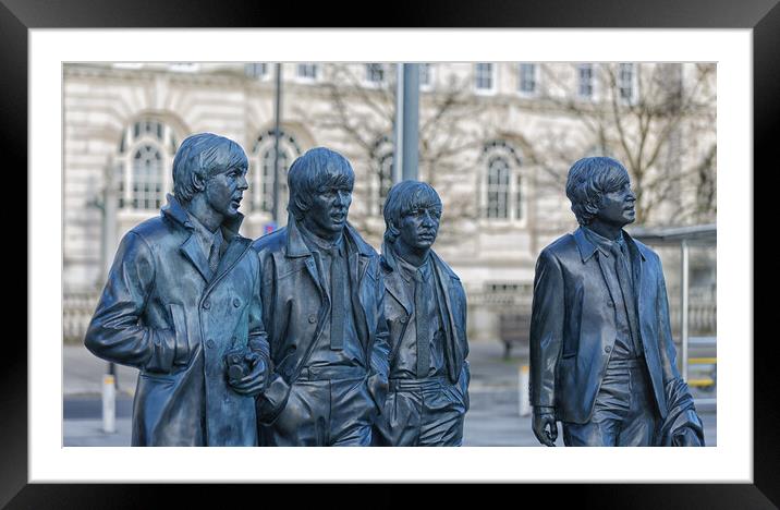 Beatles Framed Mounted Print by Mark Godden