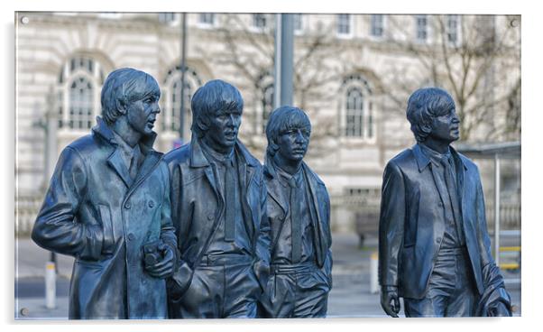 Beatles Acrylic by Mark Godden