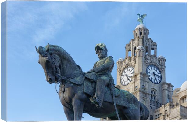 Liver Building Canvas Print by Mark Godden