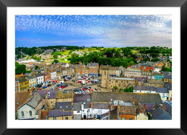 Richmond Yorkshire  Framed Mounted Print by Alison Chambers