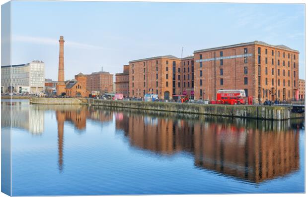 Albert Dock Canvas Print by Mark Godden