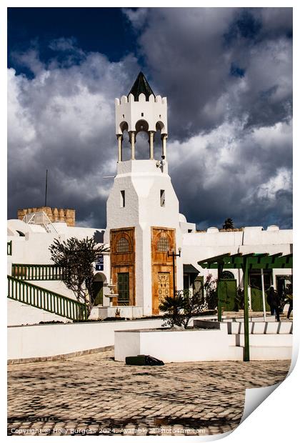 Tunis village on the Habour  Print by Holly Burgess