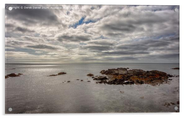 Trearddur Bay, Anglesey Acrylic by Derek Daniel