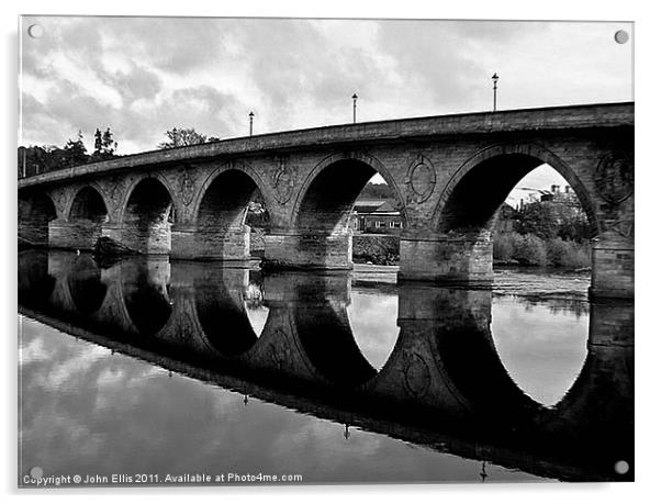 Bridged Reflections Acrylic by John Ellis
