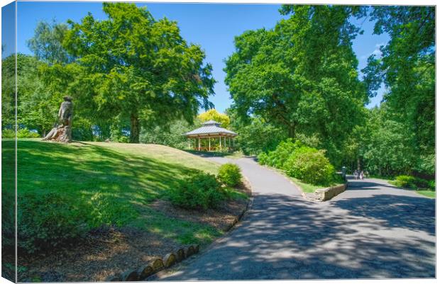 Beaumont Park Huddersfield  Canvas Print by Alison Chambers