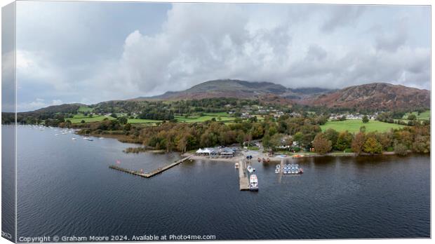 Coniston Water leisure centre Canvas Print by Graham Moore