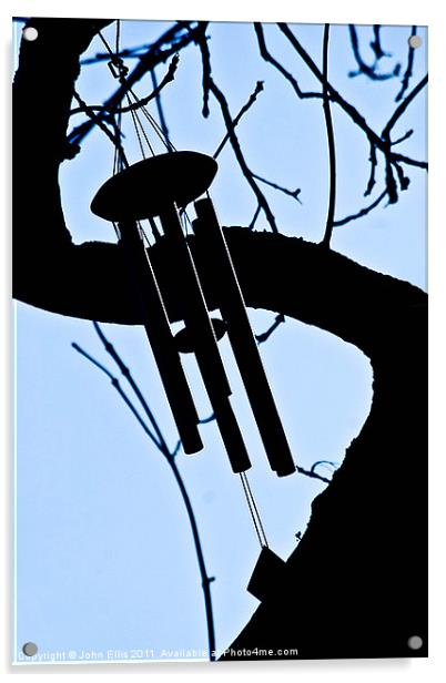Chiming Tree Acrylic by John Ellis