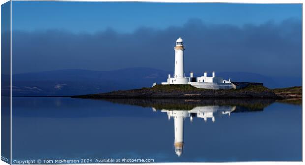 Lismore Lighthouse Reflections Canvas Print by Tom McPherson