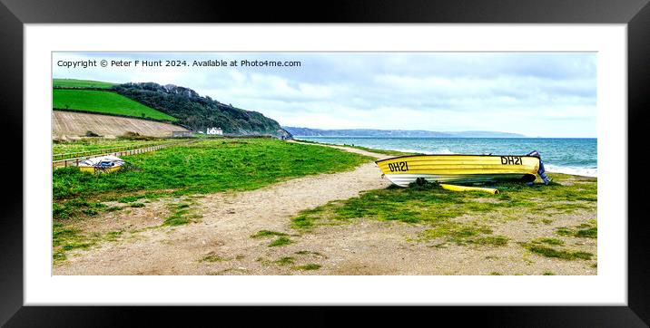 Beesands Beach South Devon Framed Mounted Print by Peter F Hunt