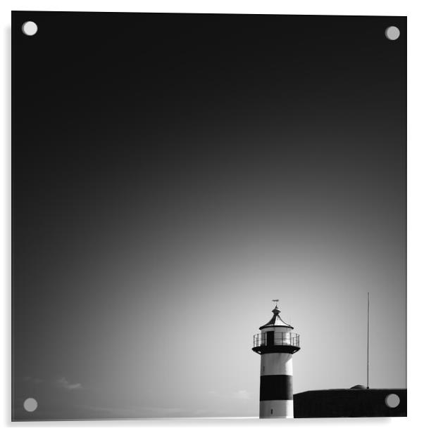 Lighthouse, Southsea Castle Acrylic by Mark Jones