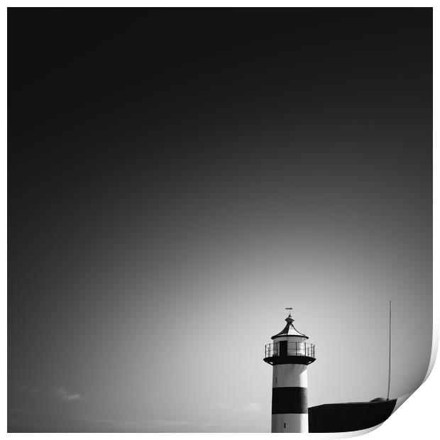 Lighthouse, Southsea Castle Print by Mark Jones