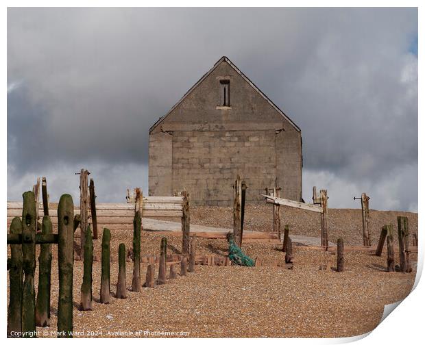 The Mary Stanford Lifeboat House in Rye. Print by Mark Ward