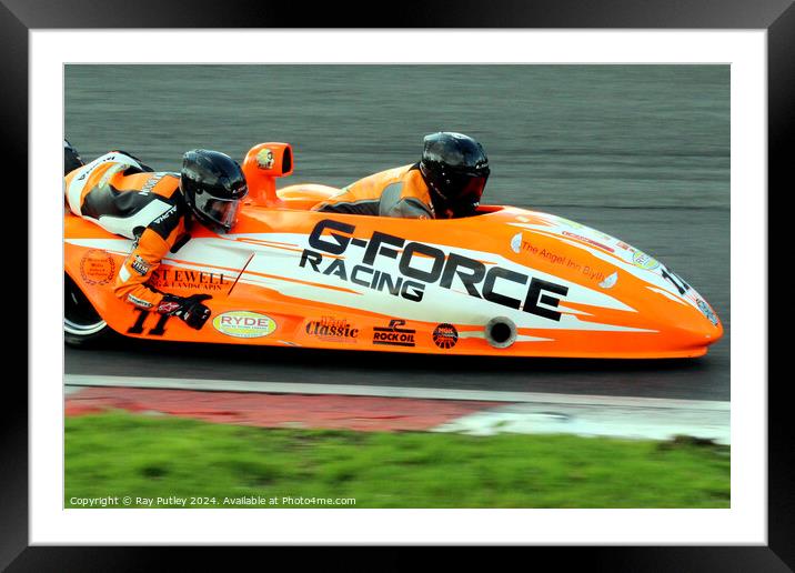 BMCRC F1 & F2 Sidecars Framed Mounted Print by Ray Putley