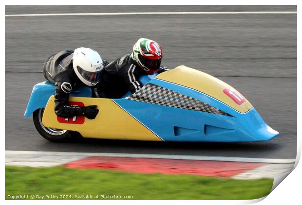 BMCRC F1 & F2 Sidecars Print by Ray Putley