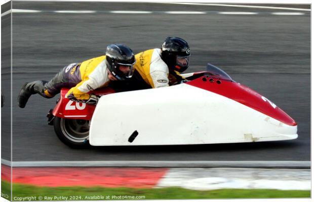 BMCRC F1 & F2 Sidecars Canvas Print by Ray Putley