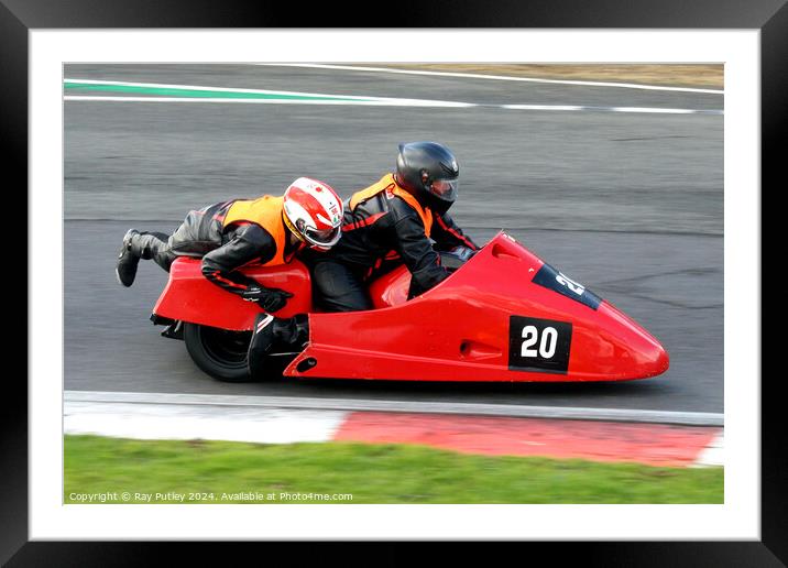 BMCRC F1 & F2 Sidecars Framed Mounted Print by Ray Putley