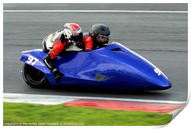 BMCRC F1 & F2 Sidecars Print by Ray Putley