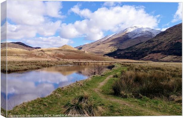 Ben More, Crianlarich, Scotland 2 Canvas Print by Lee Osborne