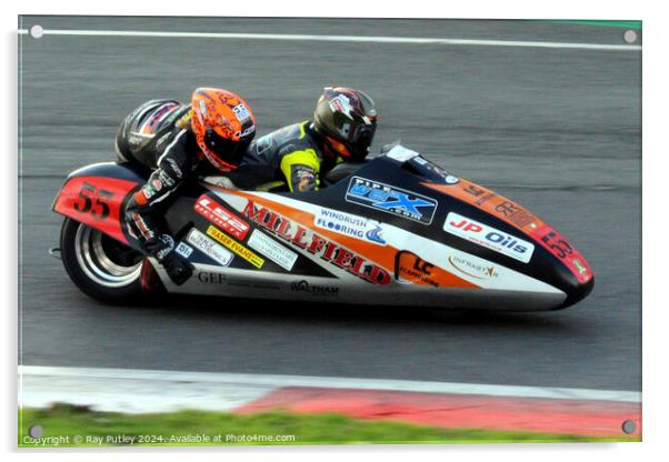 BMCRC F1 & F2 Sidecars Acrylic by Ray Putley