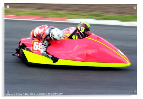 BMCRC F1 & F2 Sidecars Acrylic by Ray Putley