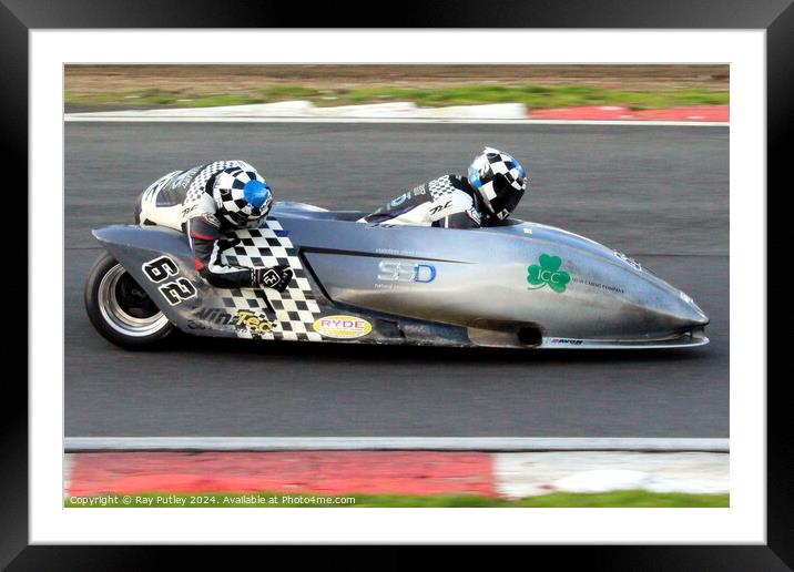 BMCRC F1 & F2 Sidecars Framed Mounted Print by Ray Putley