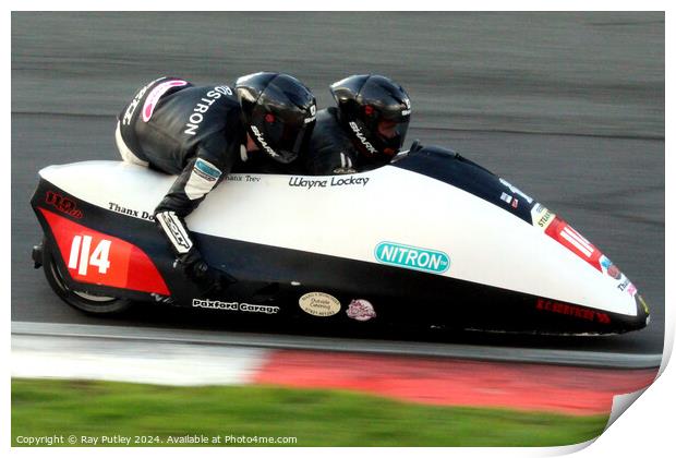 BMCRC F1 & F2 Sidecars Print by Ray Putley