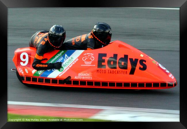 BMCRC F1 & F2 Sidecars Framed Print by Ray Putley