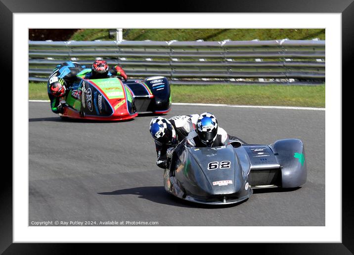 BMCRC F1 & F2 Sidecars Framed Mounted Print by Ray Putley