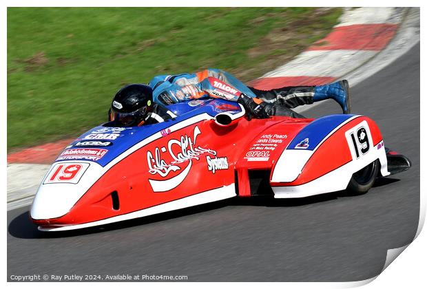 BMCRC F1 & F2 Sidecars Print by Ray Putley