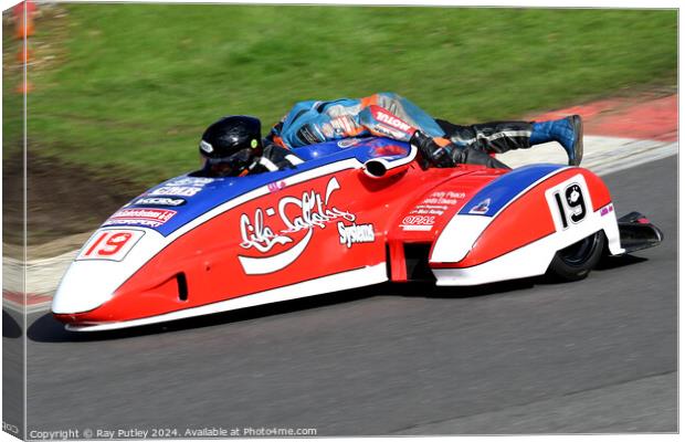 BMCRC F1 & F2 Sidecars Canvas Print by Ray Putley