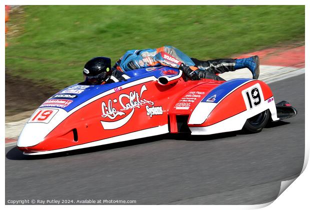 BMCRC F1 & F2 Sidecars Print by Ray Putley