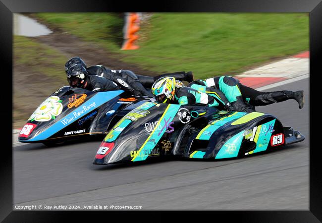 BMCRC F1 & F2 Sidecars Framed Print by Ray Putley