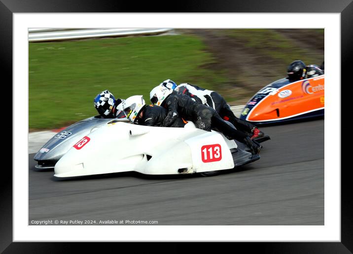 BMCRC F1 & F2 Sidecars Framed Mounted Print by Ray Putley