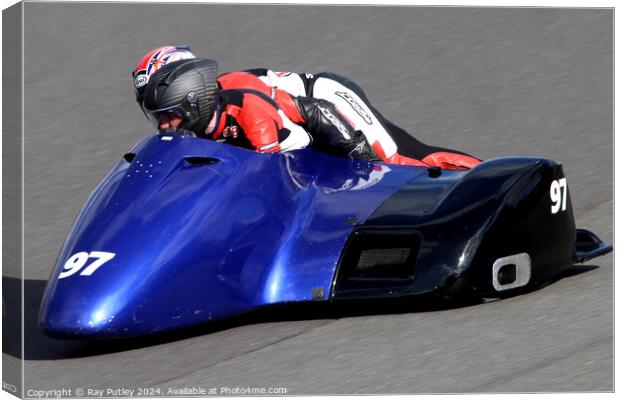 BMCRC F1 & F2 Sidecars Canvas Print by Ray Putley