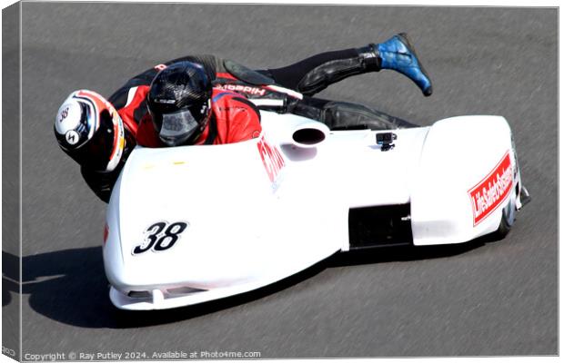 BMCRC F1 & F2 Sidecars Canvas Print by Ray Putley