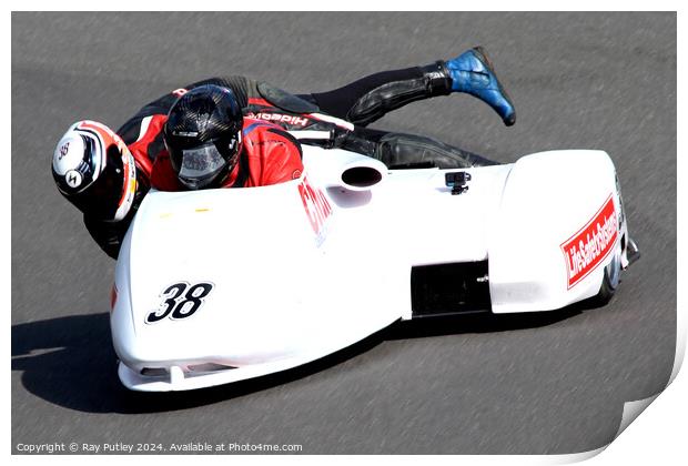 BMCRC F1 & F2 Sidecars Print by Ray Putley