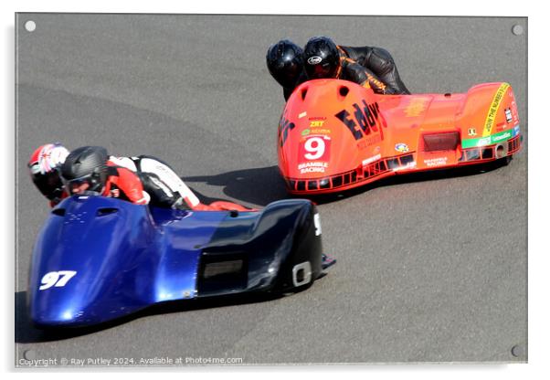BMCRC F1 & F2 Sidecars Acrylic by Ray Putley