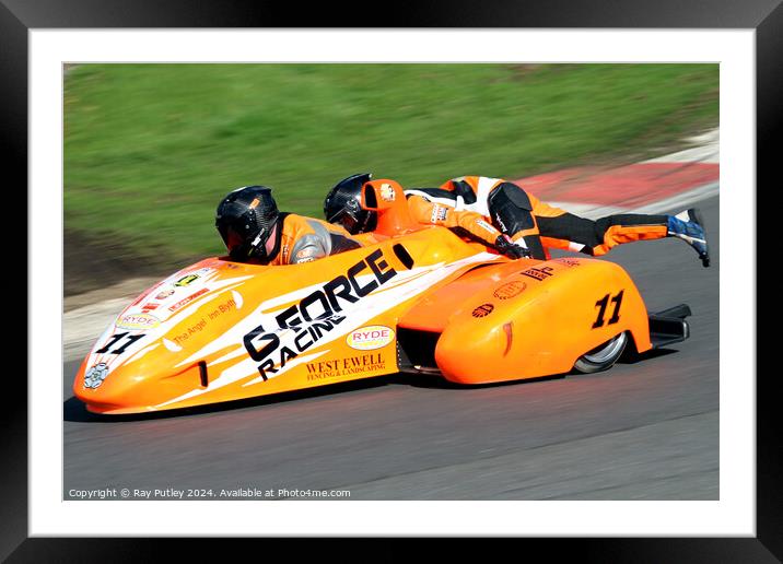 BMCRC F1 & F2 Sidecars Framed Mounted Print by Ray Putley