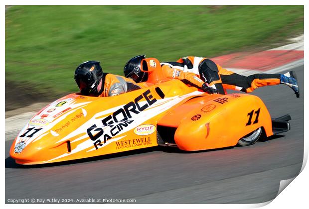 BMCRC F1 & F2 Sidecars Print by Ray Putley