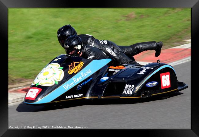 BMCRC F1 & F2 Sidecars Framed Print by Ray Putley